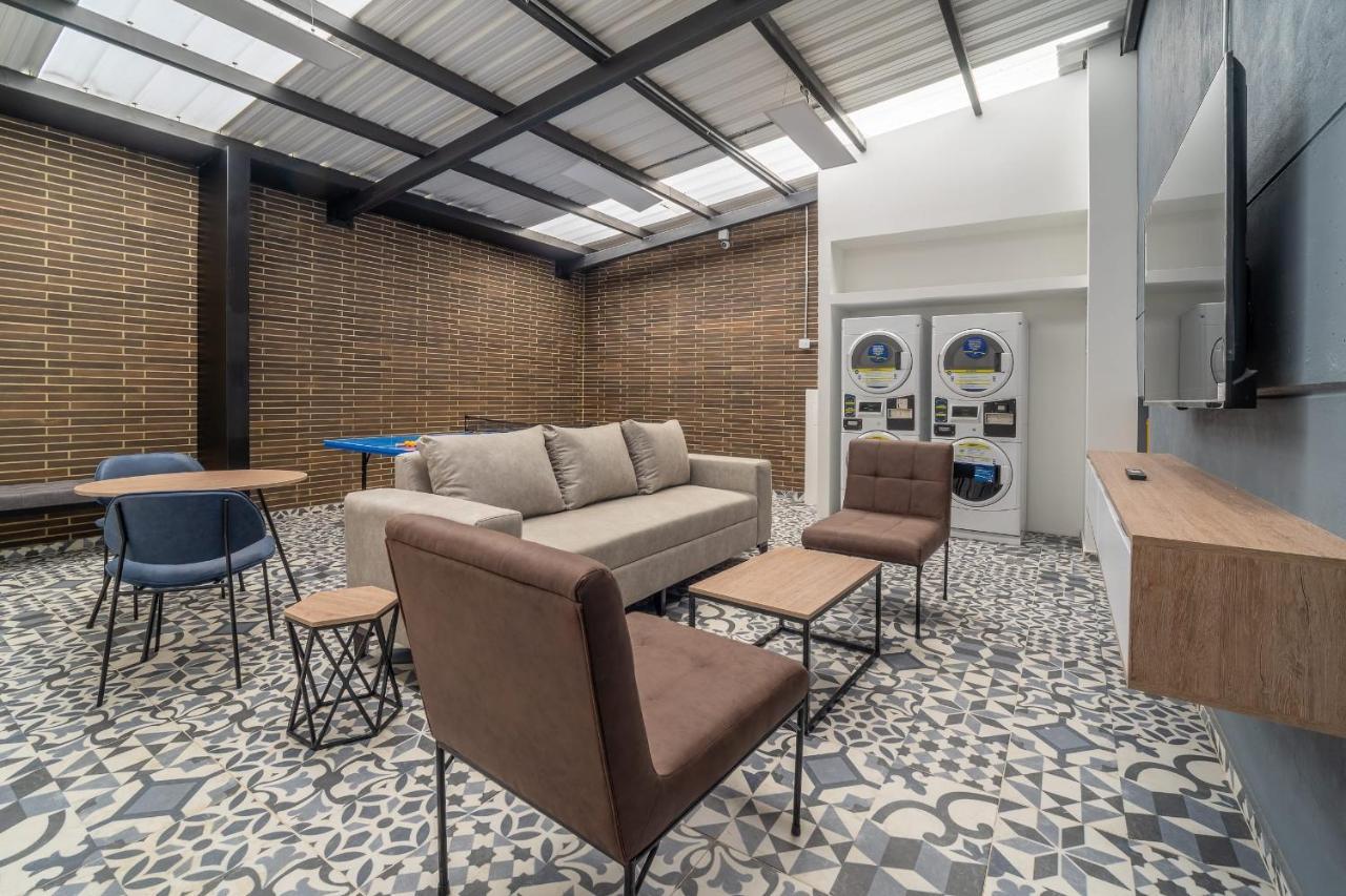 Cozy Loft In Parque Virrey Apartment Bogota Bagian luar foto